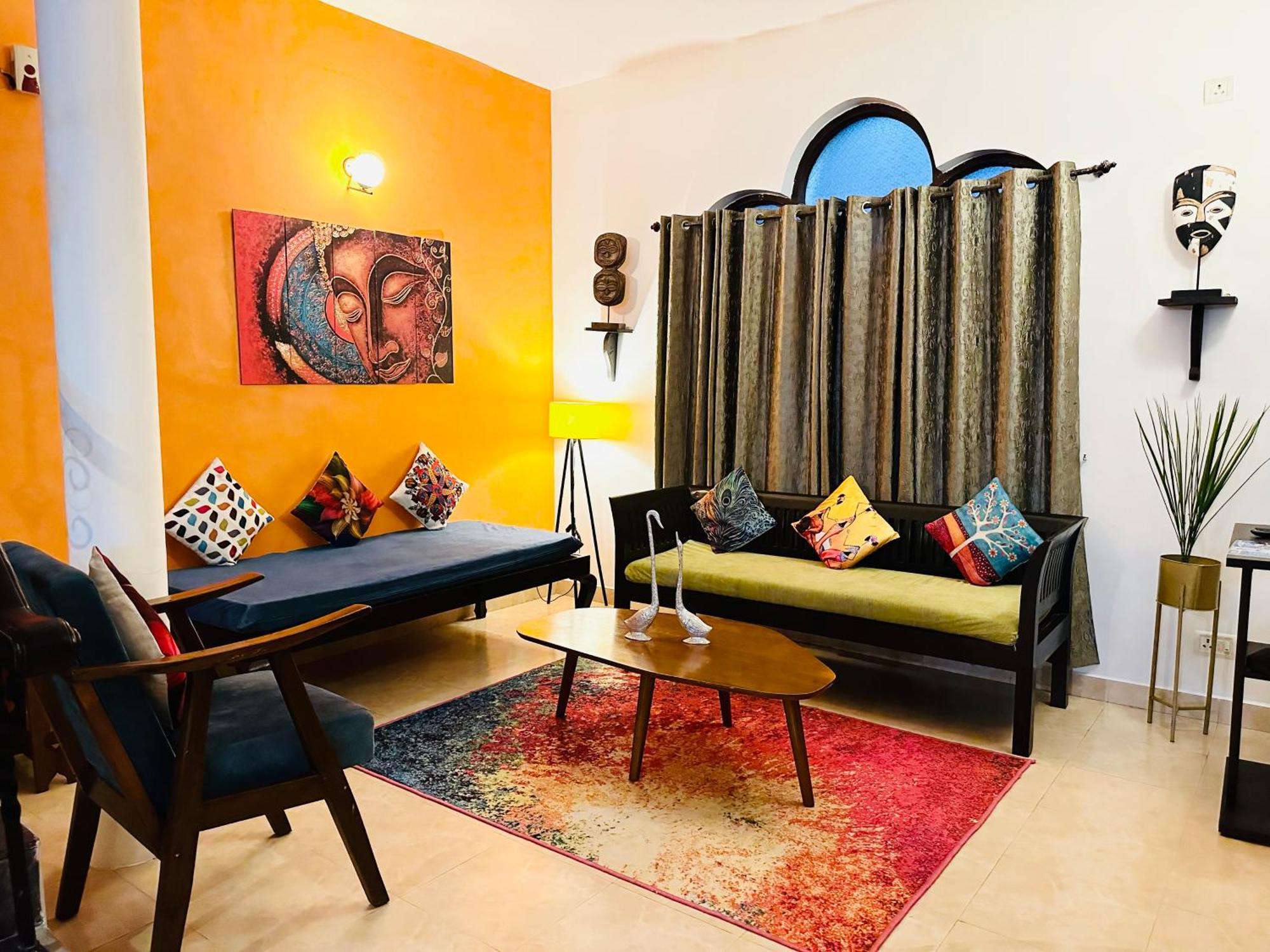 Gr Stays - Duplex 3Bhk Villa With Pool Arpora I Baga Beach 5 Mins المظهر الخارجي الصورة